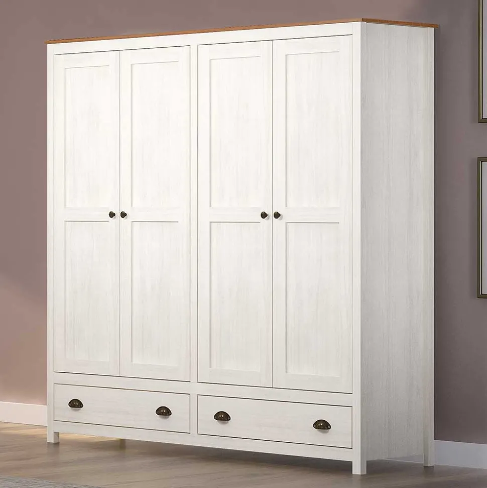 Kleiderschrank Massivholz Benita