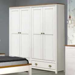 Kleiderschrank Massivholz Benita