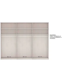 Kleiderschrank mit Schiebetüren Hierro