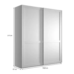 Kleiderschrank mit Schiebetüren Tudana