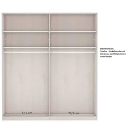 Kleiderschrank mit Schiebetüren Tudana