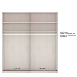 Kleiderschrank mit Schiebetüren Tudana