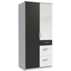 Kleiderschrank mit Schubladen Tolofoa