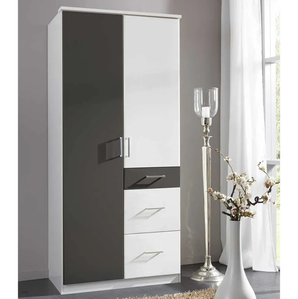 Kleiderschrank mit Schubladen Tolofoa