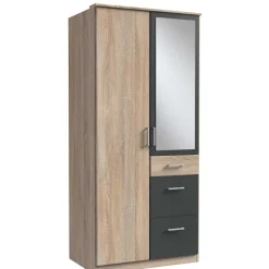 Kleiderschrank mit Schubladen Nurana