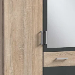 Kleiderschrank mit Schubladen Nurana