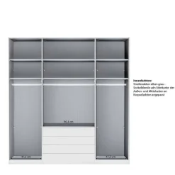 Kleiderschrank mit Schubladen Sanctos