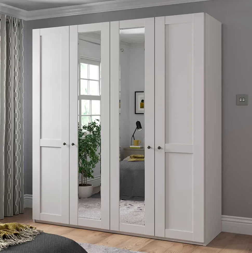 Kleiderschrank mit Spiegeln Tudana