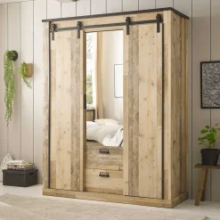 Kleiderschrank mit Spiegel Studiana