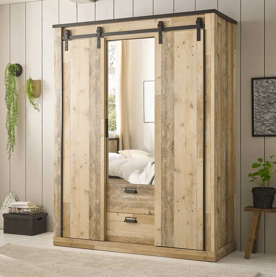 Kleiderschrank mit Spiegel Studiana