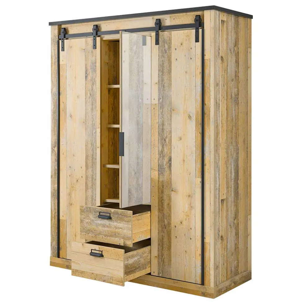 Kleiderschrank mit Spiegel Studiana