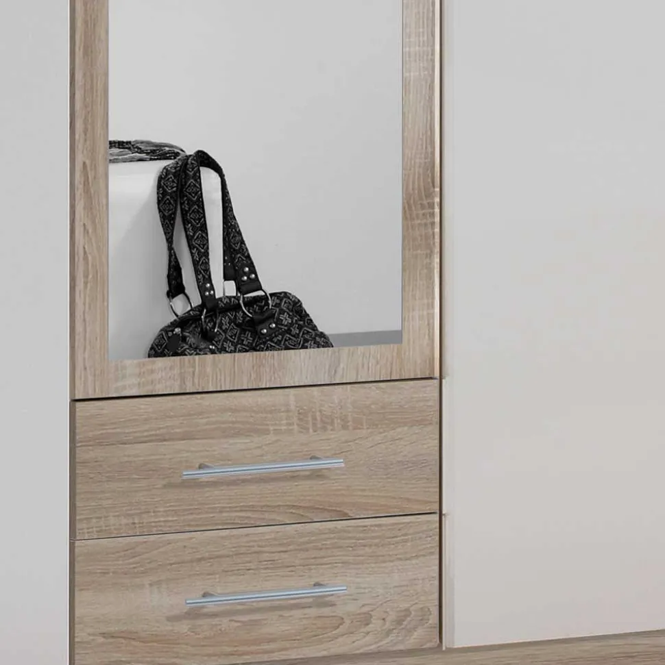 Kleiderschrank mit Spiegel Simeon
