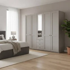 Kleiderschrank mit Spiegel Saconso