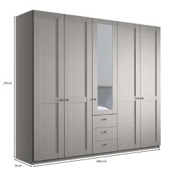 Kleiderschrank mit Spiegel Saconso