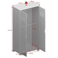 Kleiderschrank Onvenzos