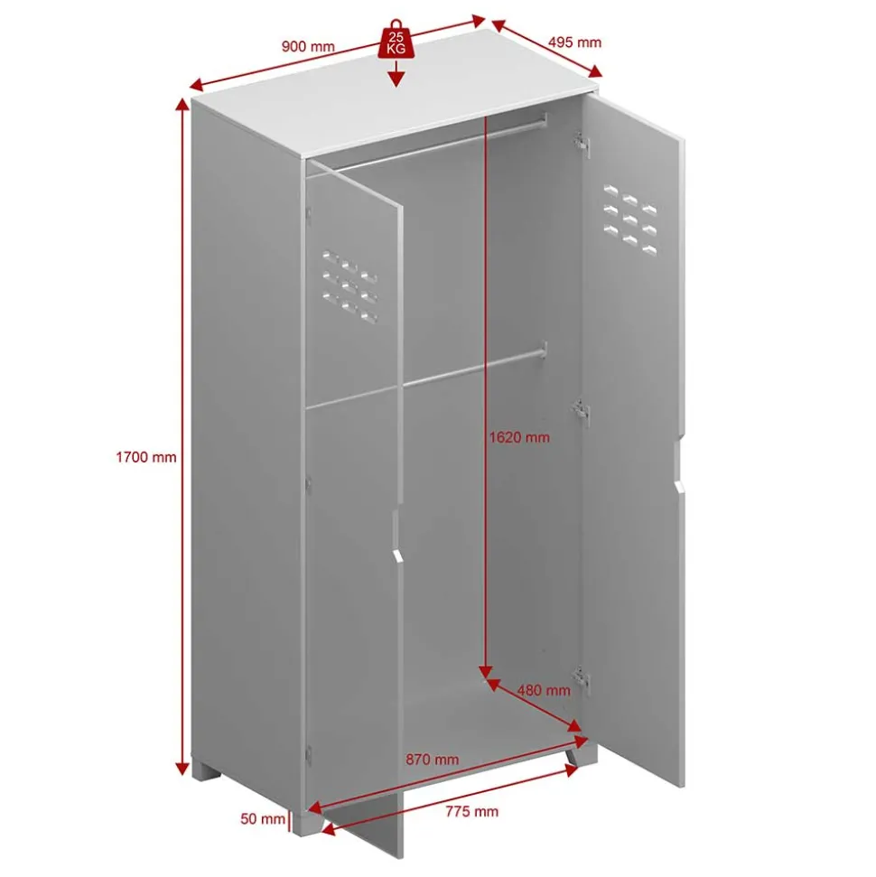 Kleiderschrank Onvenzos