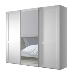 Kleiderschrank Schwebetüren weiß Tudana