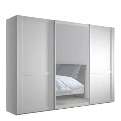 Kleiderschrank Schwebetüren weiß Tudana