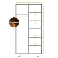Kleiderschrank Vaneri