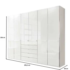 Kleiderschrank weiß Bean