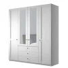 Kleiderschrank weiss Tudana