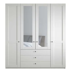Kleiderschrank weiss Tudana