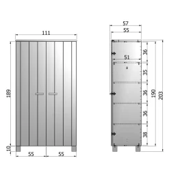 Kleiderschrank Zonacca