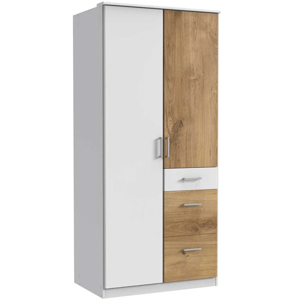 Kleiderschrank zweifarbig Cerhard