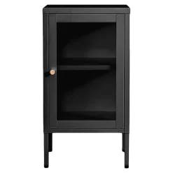 Kleine Vitrine schwarz Estegan