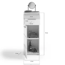 Kleiner Badschrank Alessia