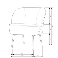 Kleiner Sessel Kosmyna