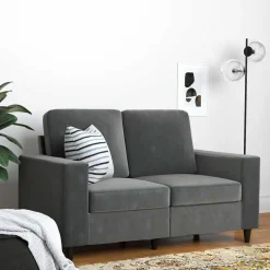 Kleines Sofa in Grau Rienas