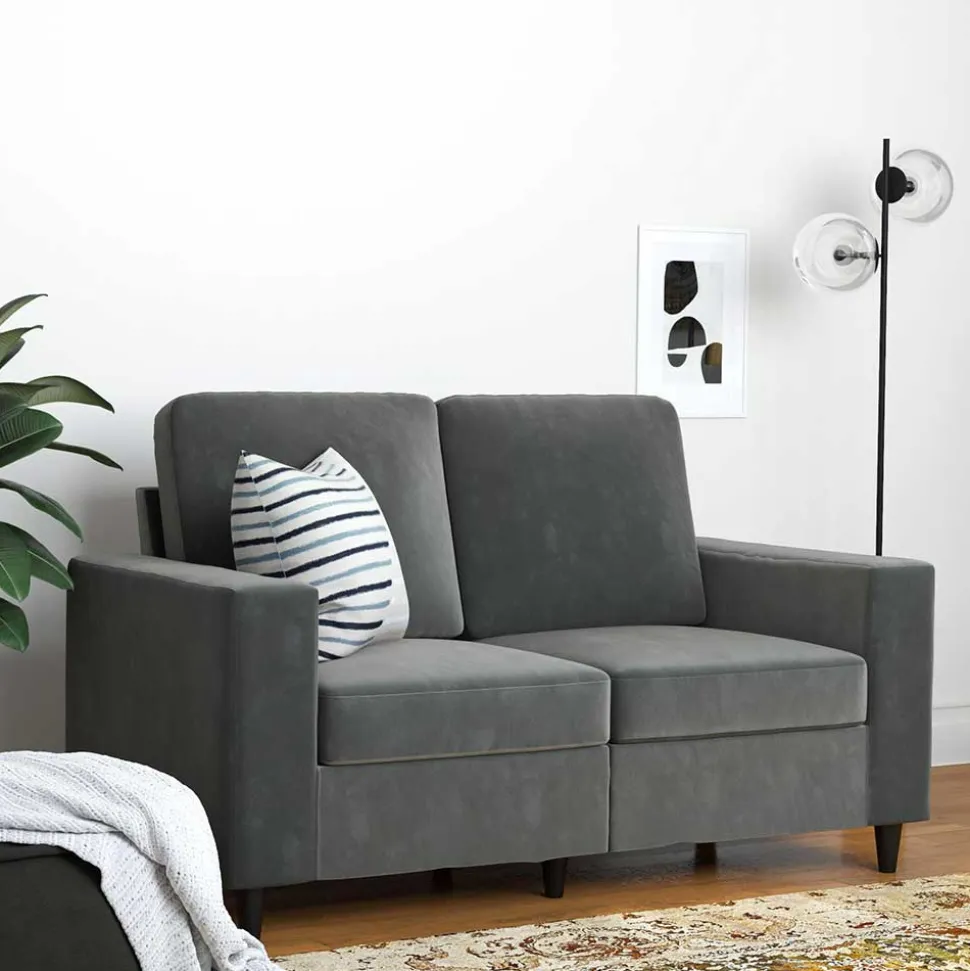 Kleines Sofa in Grau Rienas