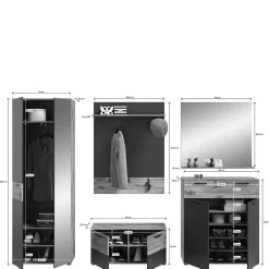 Komplett Garderobe Onlio