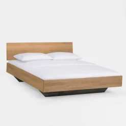 Kufen Holzbett mit Nachttischen Driven