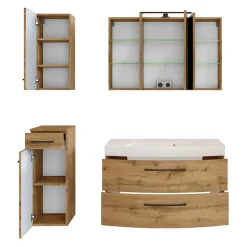 Landhaus Badmöbel Set Longos