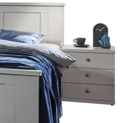 Landhaus Bett 140 cm Saconso