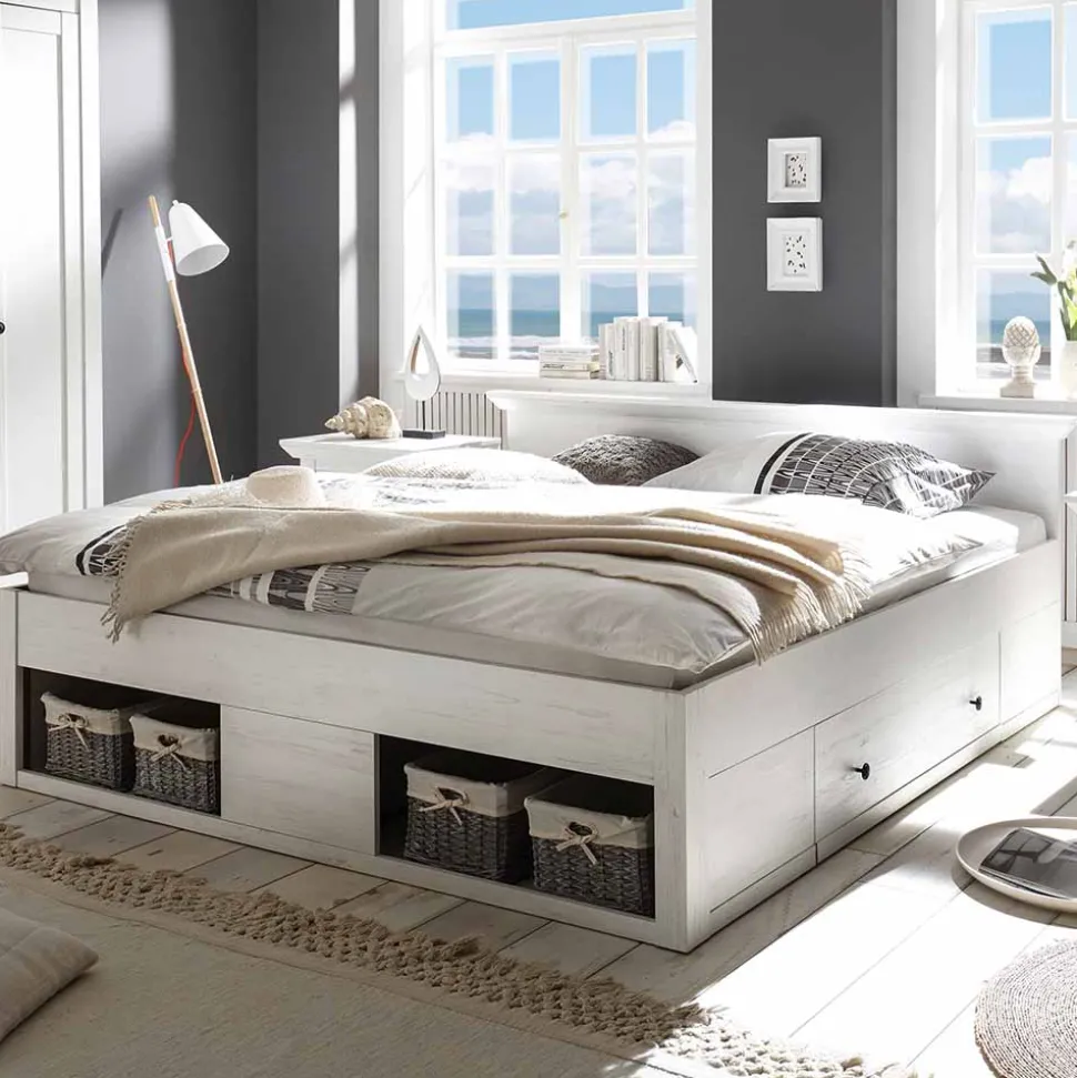 Landhaus Doppelbett Pantina