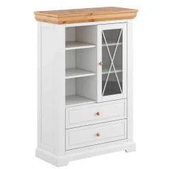 Landhaus Highboard massiv Bechir