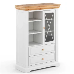 Landhaus Highboard massiv Bechir