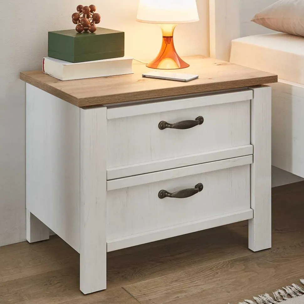 Landhaus Nachtschrank Drienna