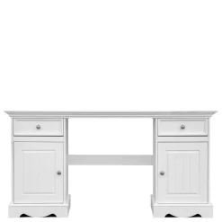 Landhaus Schreibtisch weiss Vomano