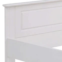 Landhaus Stil Holzbett Sadanos