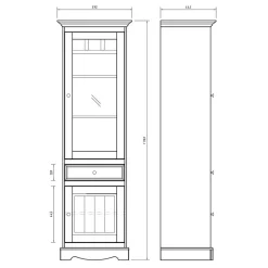Landhaus Vitrine Renero