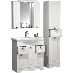 Landhausstil Badezimmermöbel Set Exmadura
