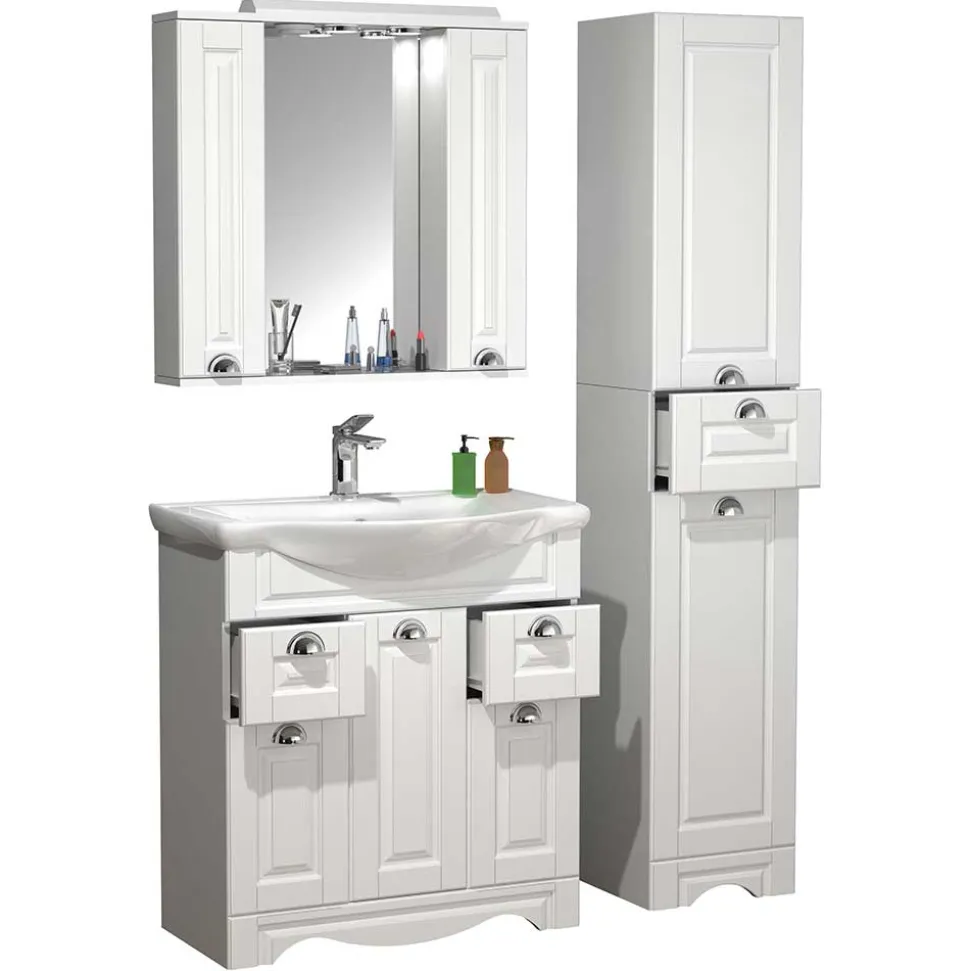 Landhausstil Badezimmermöbel Set Exmadura