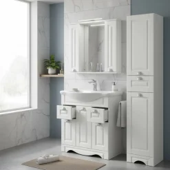 Landhausstil Badezimmermöbel Set Exmadura