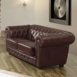 Ledercouch Wengton
