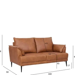 Ledersofa Basilicama