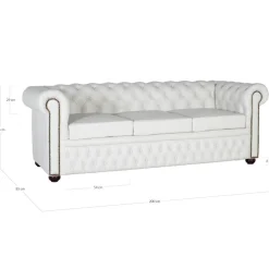 Ledersofa Puerto